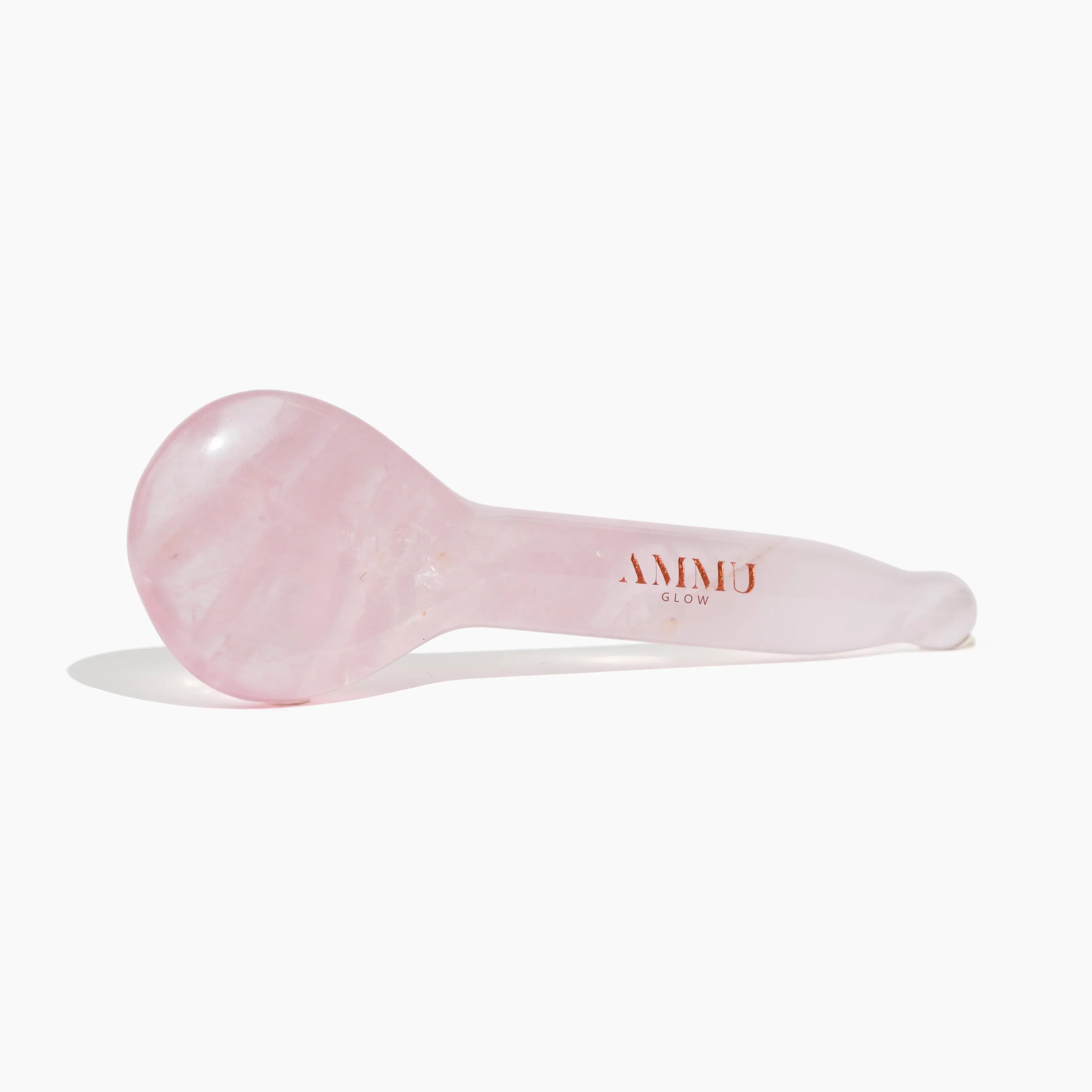 ROSE QUARTZ FACIAL SCULPTING SPOON Ammu Glow ROSE QUARTZ FACIAL SCULPTING SPOON Ammu Glow